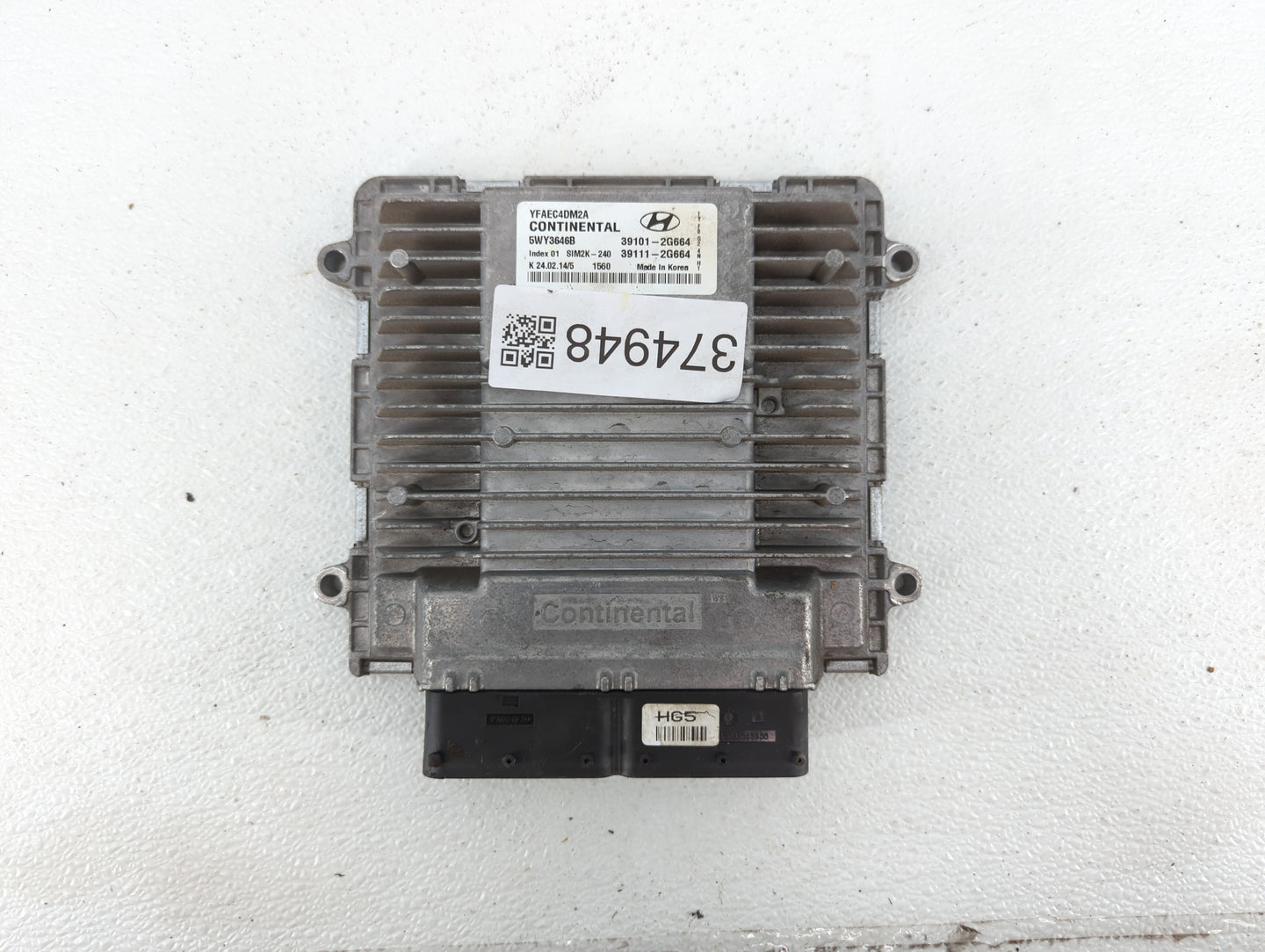 2011-2014 Hyundai Sonata PCM Engine Control Computer ECU ECM PCU OEM P/N:39111-2G672 39101-2G672 Fits Fits 2011 2012 2013 20