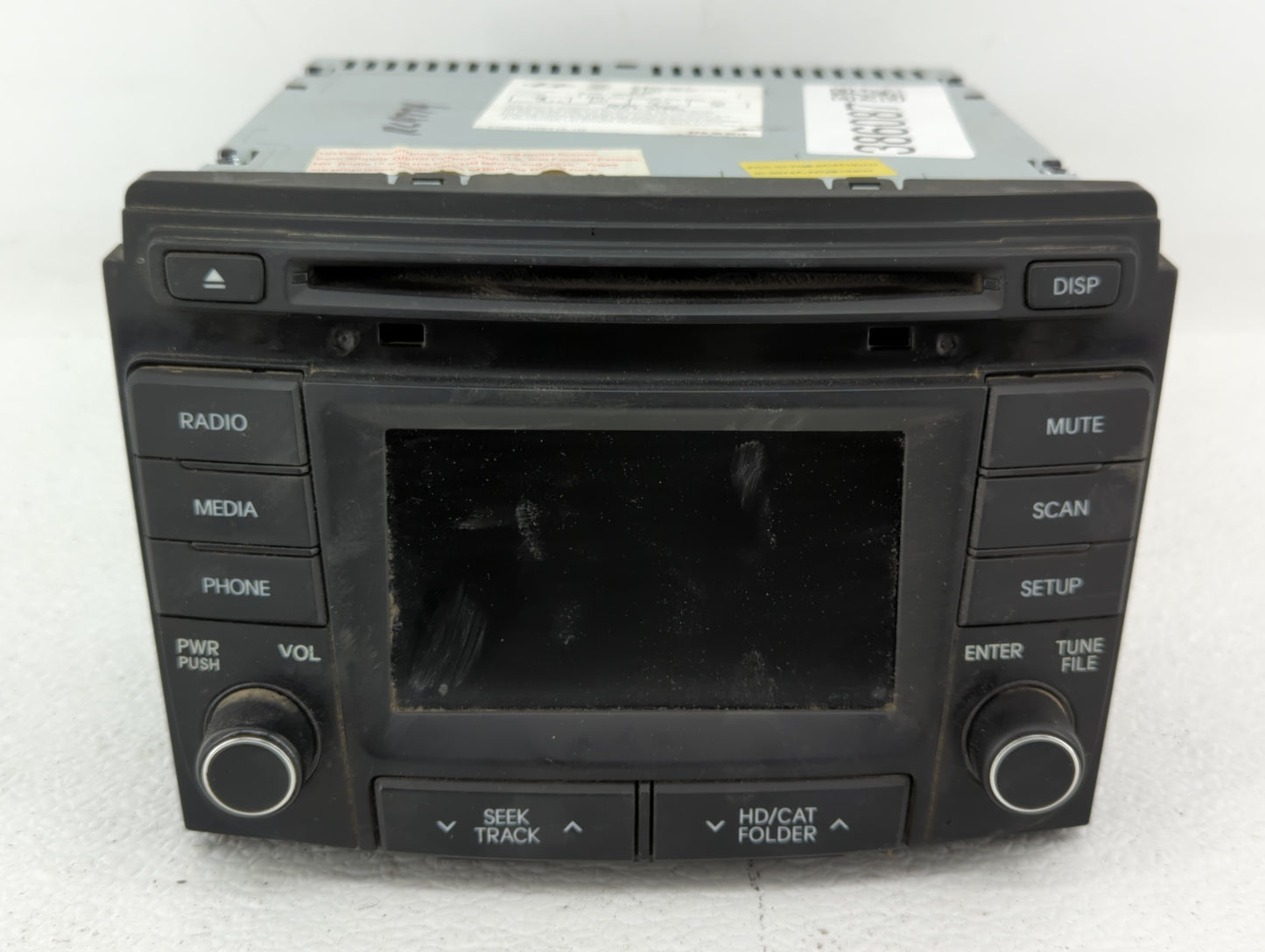 2014-2015 Hyundai Sonata Radio AM FM Cd Player Receiver Replacement P/N:96180-3Q8504X 96180-3Q8004X Fits Fits 2014 2015 OEM 