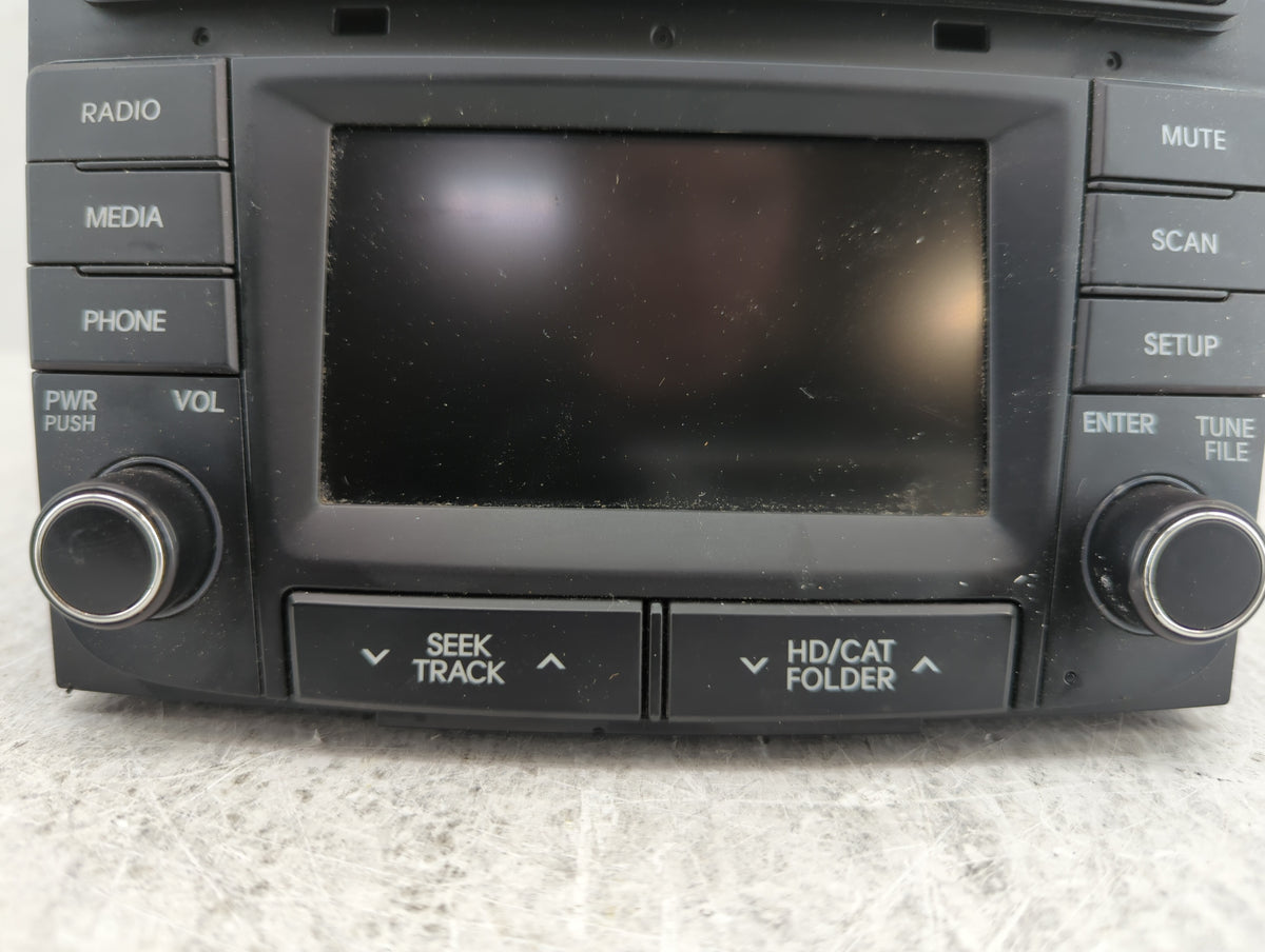 2014-2015 Hyundai Sonata Am Fm Cd Player Radio Receiver 387607 - Oemusedautoparts1.com