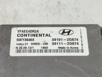 2011-2014 Hyundai Sonata PCM Engine Control Computer ECU ECM PCU OEM P/N:5WY3648A 39101-2G674 Fits Fits 2011 2012 2013 2014 