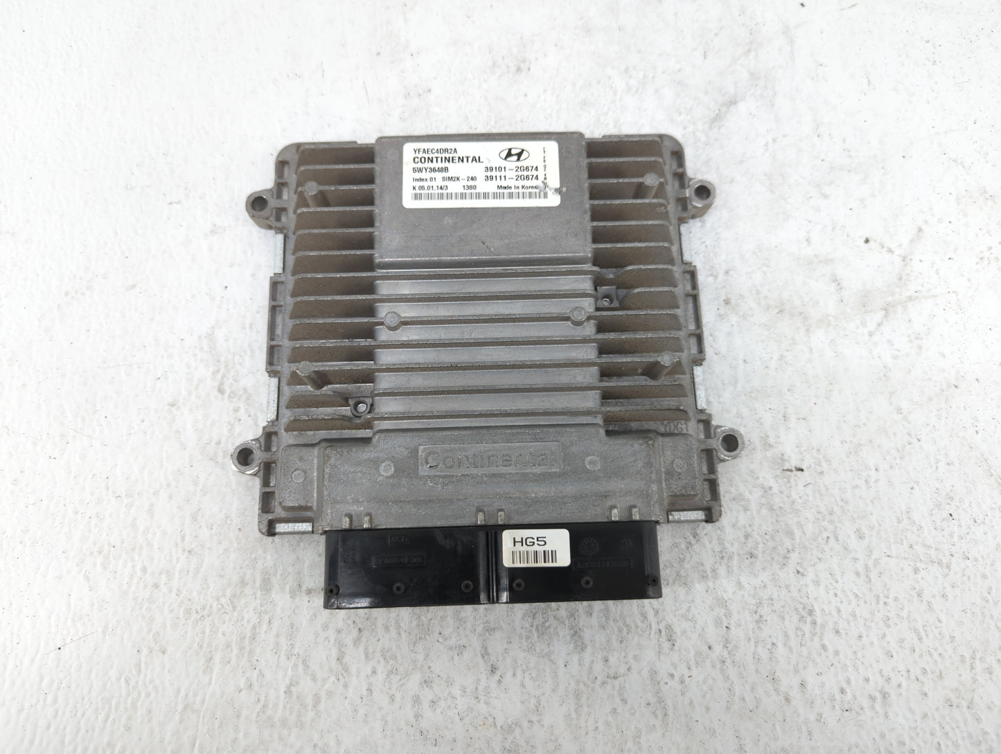 2011-2014 Hyundai Sonata PCM Engine Control Computer ECU ECM PCU OEM P/N:39101-2G674 39101-2G663 Fits Fits 2011 2012 2013 20