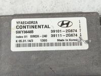2011-2014 Hyundai Sonata PCM Engine Control Computer ECU ECM PCU OEM P/N:39101-2G674 39101-2G663 Fits Fits 2011 2012 2013 20