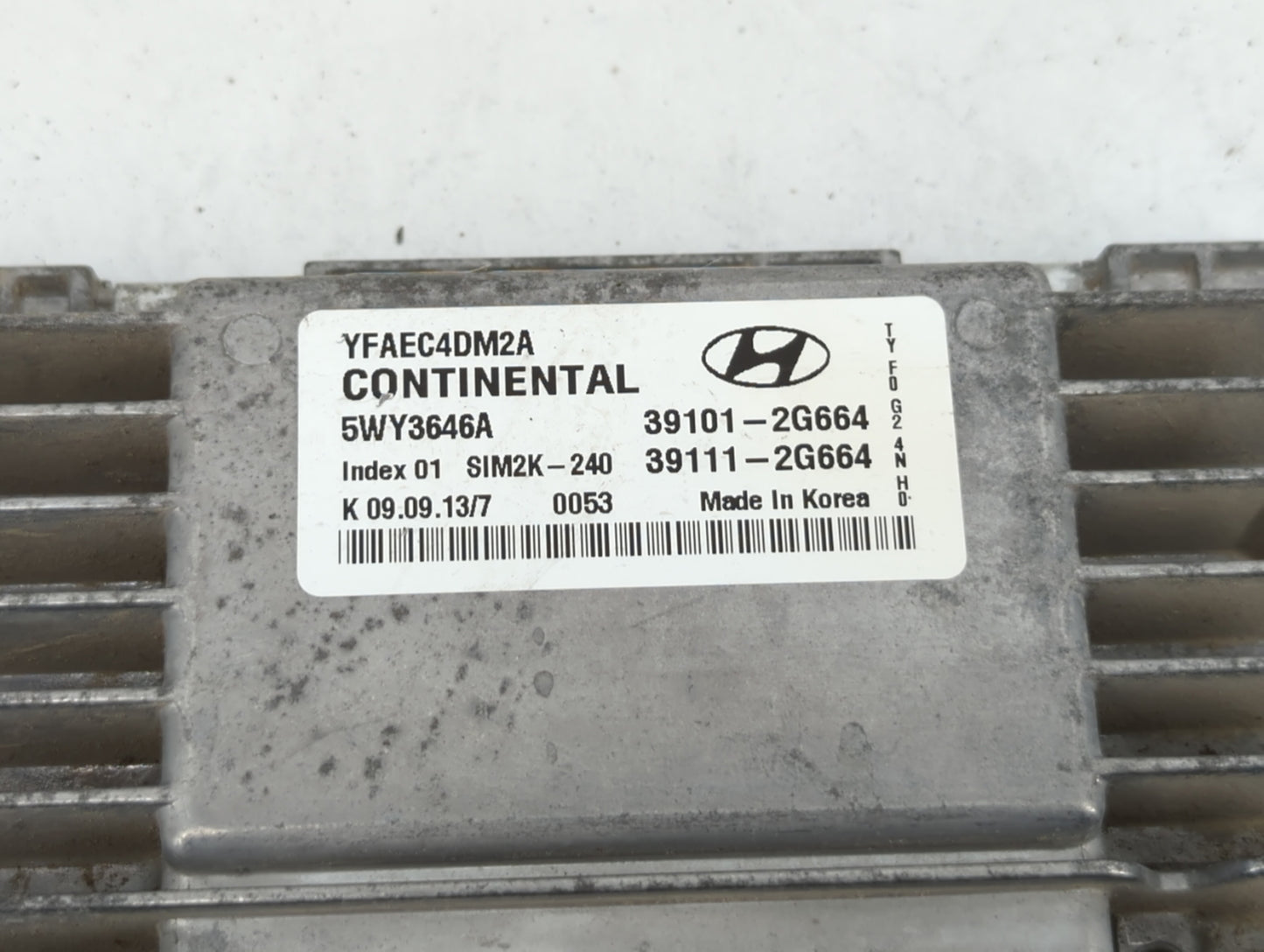 2011-2014 Hyundai Sonata PCM Engine Control Computer ECU ECM PCU OEM P/N:39101-2G674 39101-2G663 Fits Fits 2011 2012 2013 20