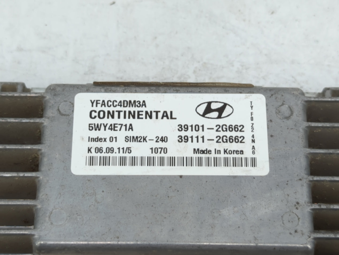 2011-2014 Hyundai Sonata PCM Engine Control Computer ECU ECM PCU OEM P/N:39101-2G662 39101-2G674 Fits Fits 2011 2012 2013 20