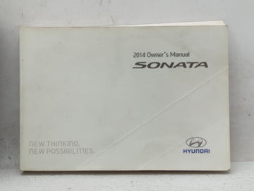 2014 Hyundai Sonata Owners Manual Book Guide OEM Used Auto Parts