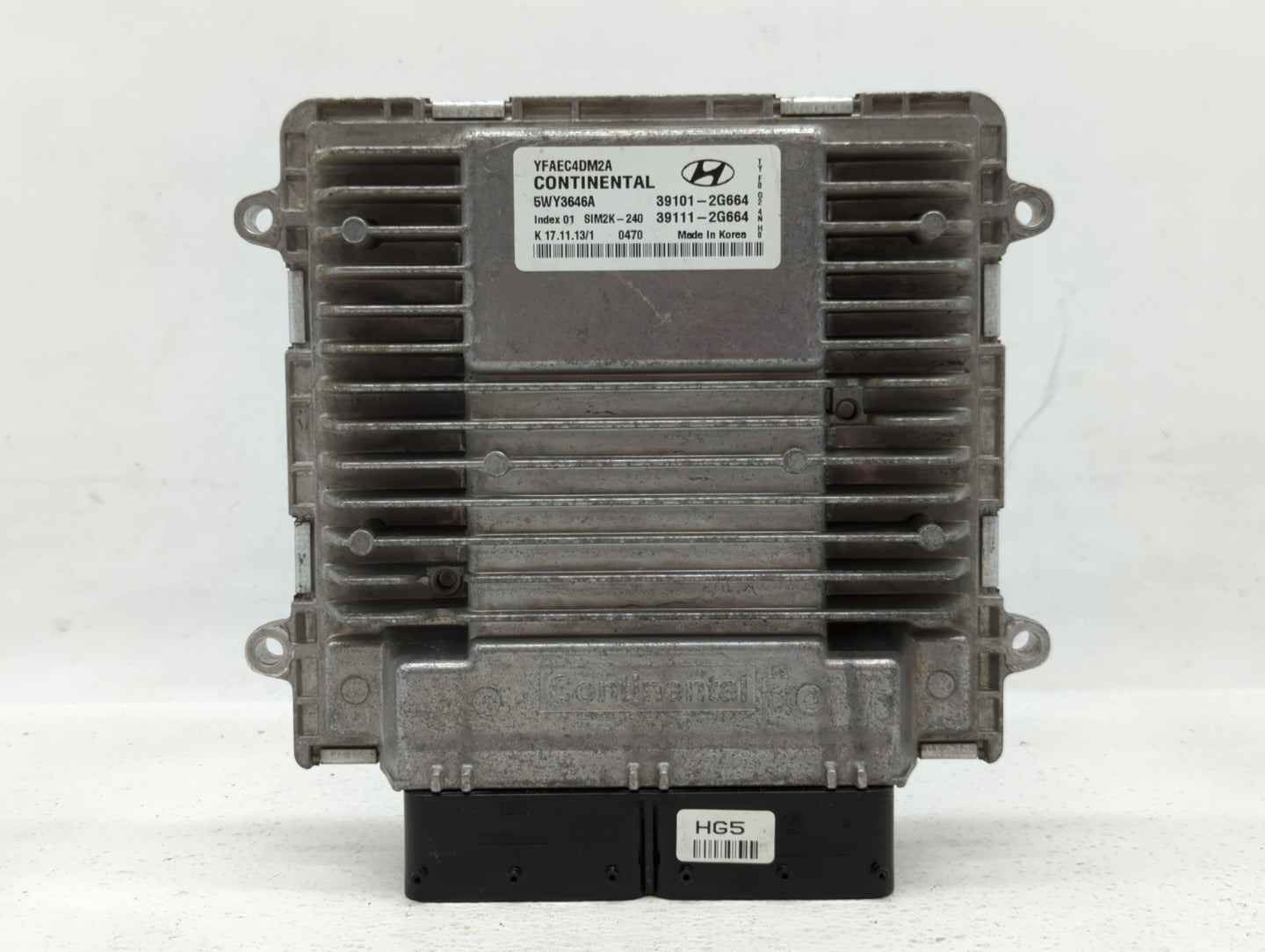 2011-2014 Hyundai Sonata PCM Engine Control Computer ECU ECM PCU OEM P/N:39111-2G664 39101-2G664 Fits Fits 2011 2012 2013 20