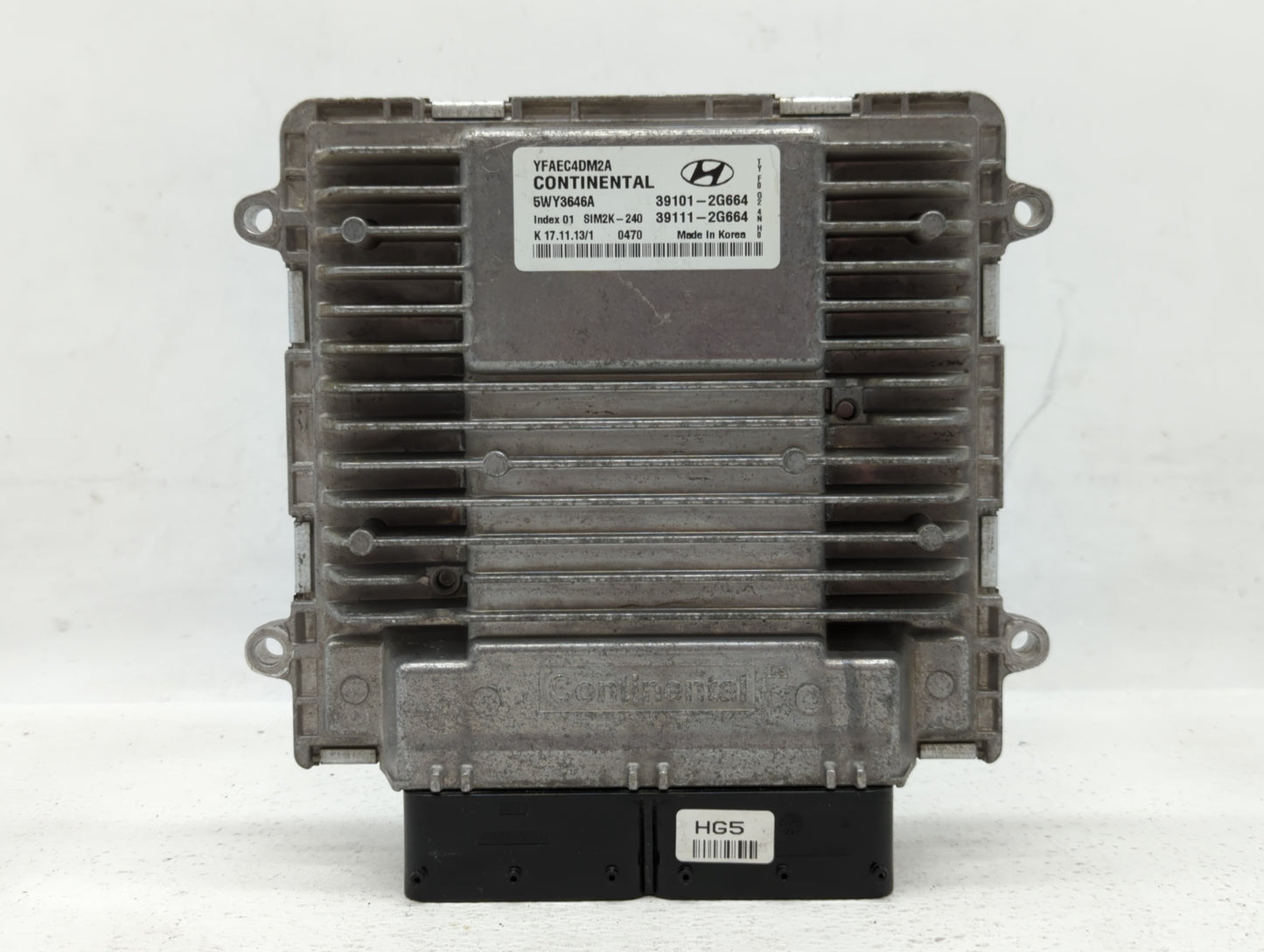 2011-2014 Hyundai Sonata PCM Engine Control Computer ECU ECM PCU OEM P/N:39111-2G664 39101-2G664 Fits Fits 2011 2012 2013 20