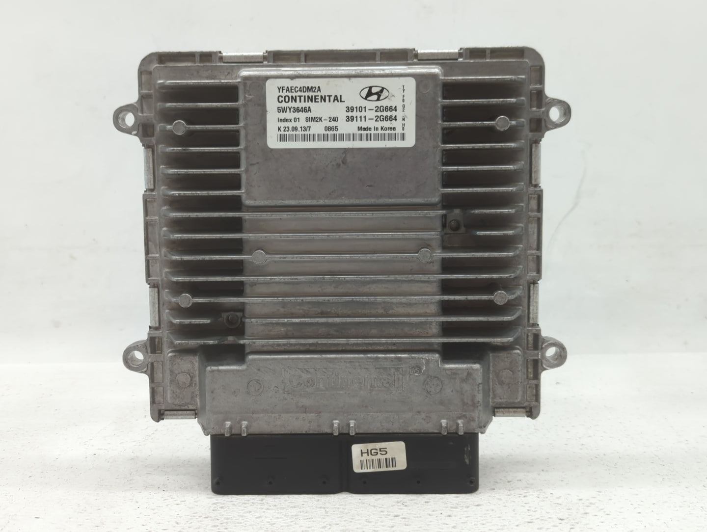 2011-2014 Hyundai Sonata PCM Engine Control Computer ECU ECM PCU OEM P/N:39111-2G664 39101-2G664 Fits Fits 2011 2012 2013 20