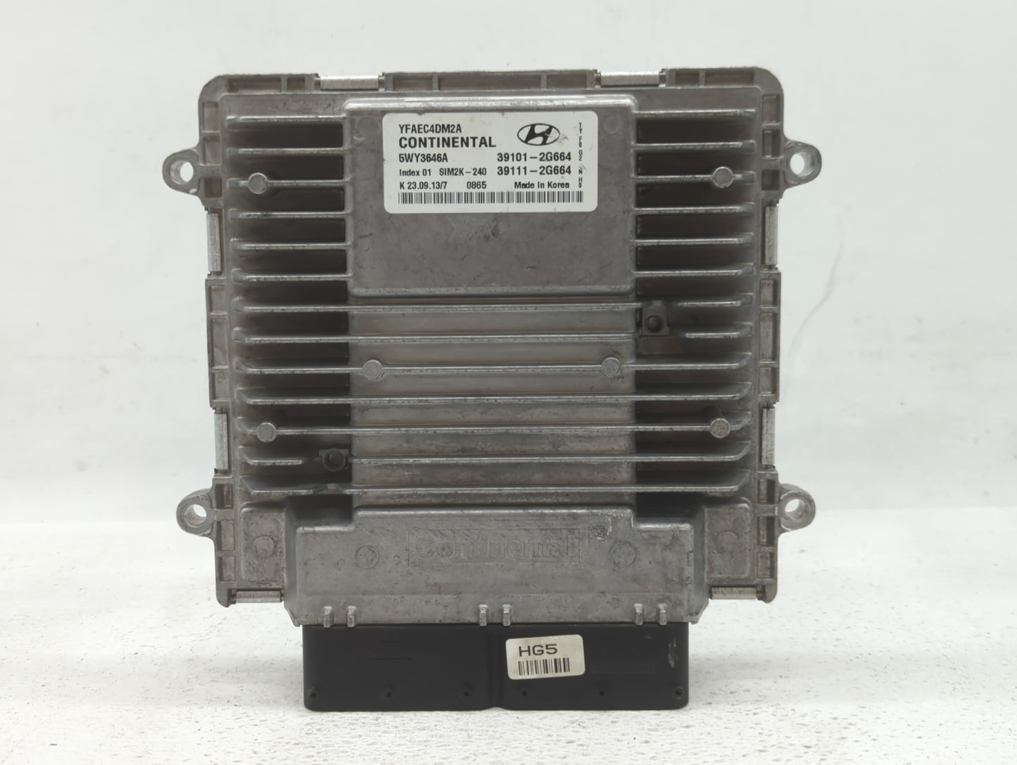 2011-2014 Hyundai Sonata PCM Engine Control Computer ECU ECM PCU OEM P/N:39111-2G664 39101-2G664 Fits Fits 2011 2012 2013 20