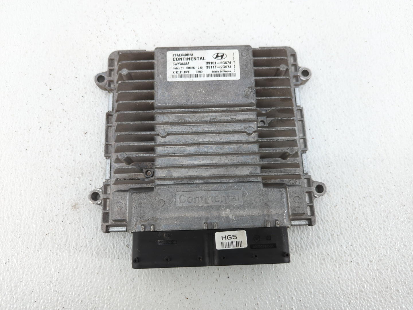 2011-2014 Hyundai Sonata PCM Engine Control Computer ECU ECM PCU OEM P/N:39111-2G664 39101-2G664 Fits Fits 2011 2012 2013 20