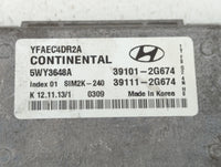 2011-2014 Hyundai Sonata PCM Engine Control Computer ECU ECM PCU OEM P/N:39111-2G664 39101-2G664 Fits Fits 2011 2012 2013 20