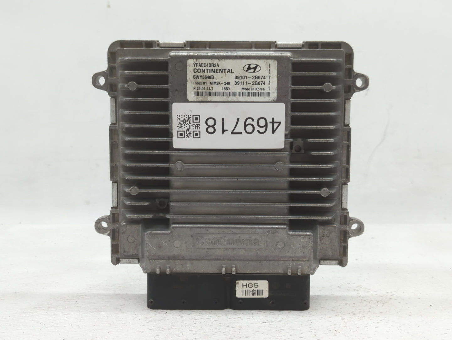 2011-2014 Hyundai Sonata PCM Engine Control Computer ECU ECM PCU OEM P/N:39111-2G661 39101-2G661 Fits Fits 2011 2012 2013 20
