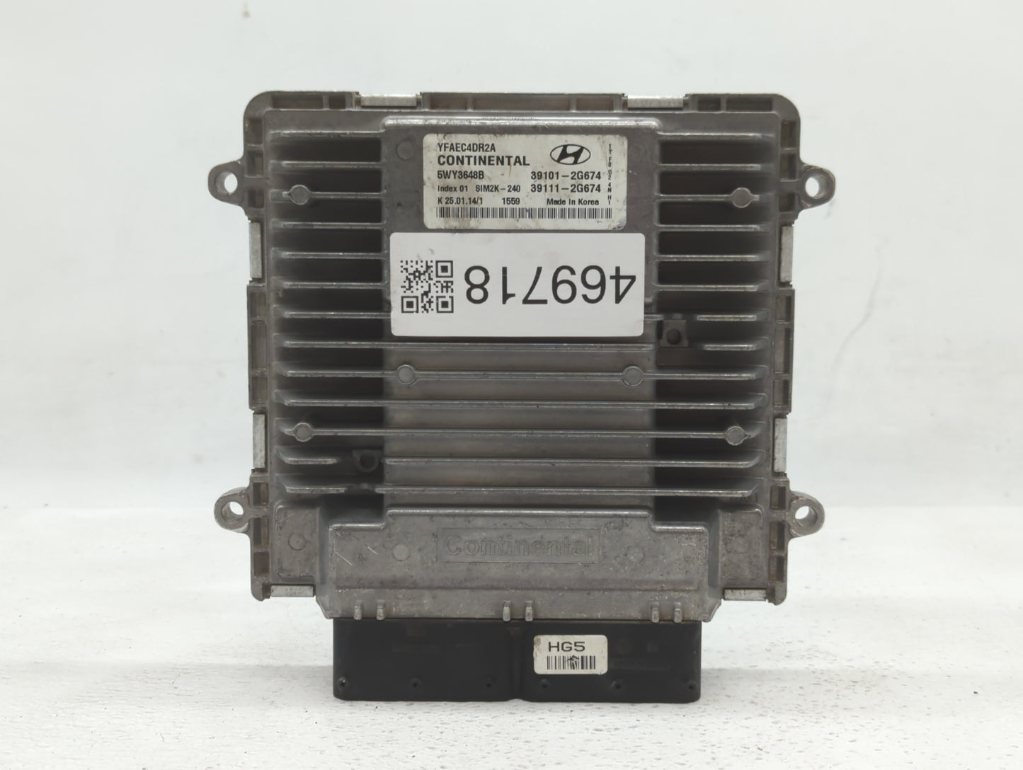 2011-2014 Hyundai Sonata PCM Engine Control Computer ECU ECM PCU OEM P/N:39111-2G661 39101-2G661 Fits Fits 2011 2012 2013 20