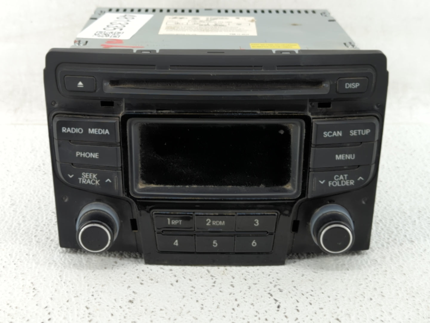 2014 Hyundai Sonata Am Fm Cd Player Radio Receiver - Oemusedautoparts1.com