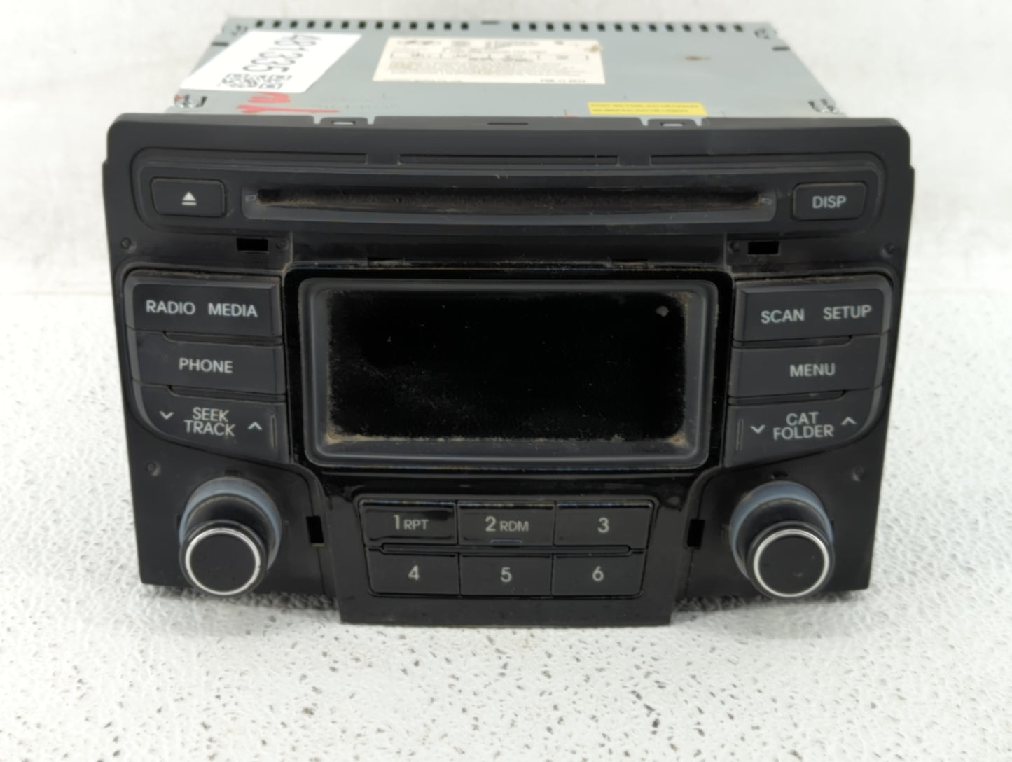 2014 Hyundai Sonata Am Fm Cd Player Radio Receiver - Oemusedautoparts1.com