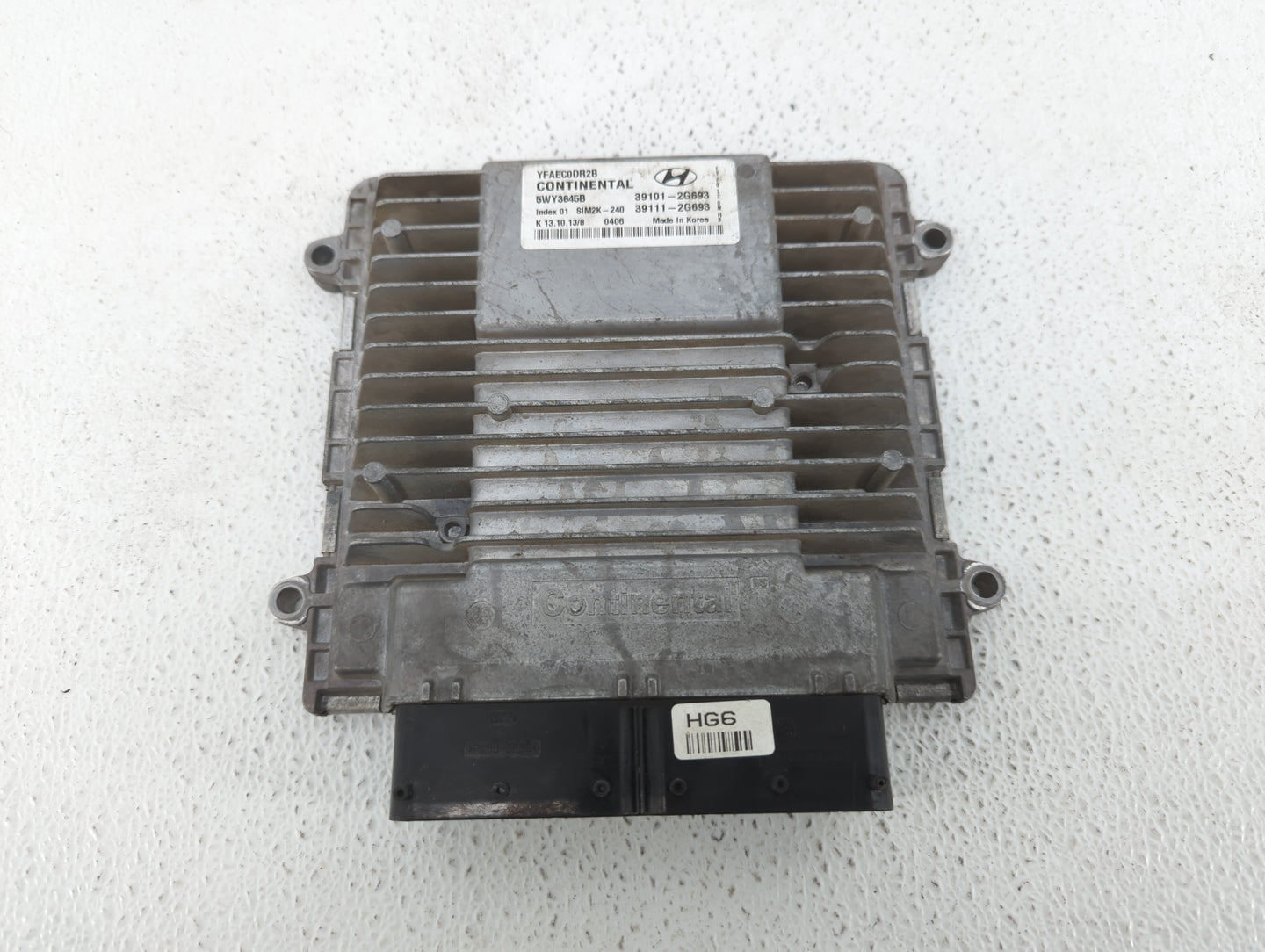 2011-2014 Hyundai Sonata PCM Engine Control Computer ECU ECM PCU OEM P/N:39111-2G693 39101-2G693 Fits Fits 2011 2012 2013 20