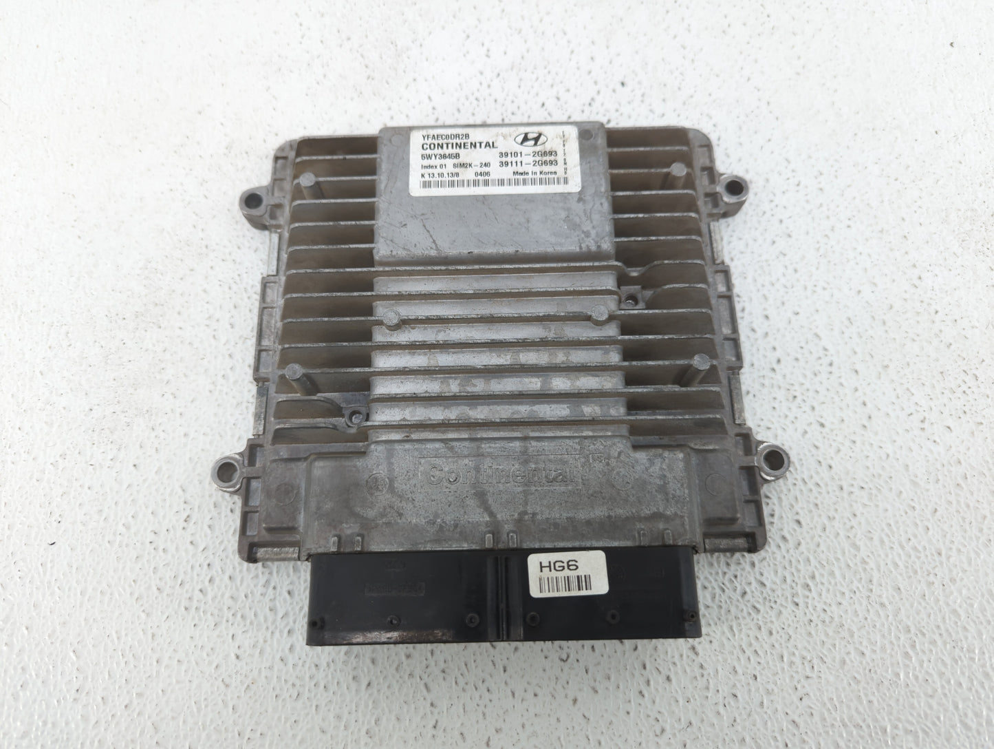 2011-2014 Hyundai Sonata PCM Engine Control Computer ECU ECM PCU OEM P/N:39111-2G693 39101-2G693 Fits Fits 2011 2012 2013 20