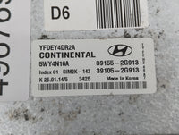2011-2015 Hyundai Sonata PCM Engine Control Computer ECU ECM PCU OEM P/N:39105-2G913 39155-2G913 Fits OEM Used Auto Parts - 