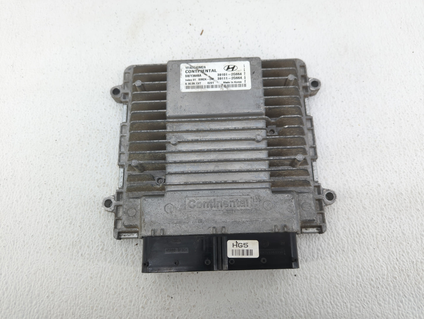 2014 Hyundai Sonata PCM Engine Control Computer ECU ECM PCU OEM P/N:39111-2G664 39101-2G664 Fits OEM Used Auto Parts - Oemus