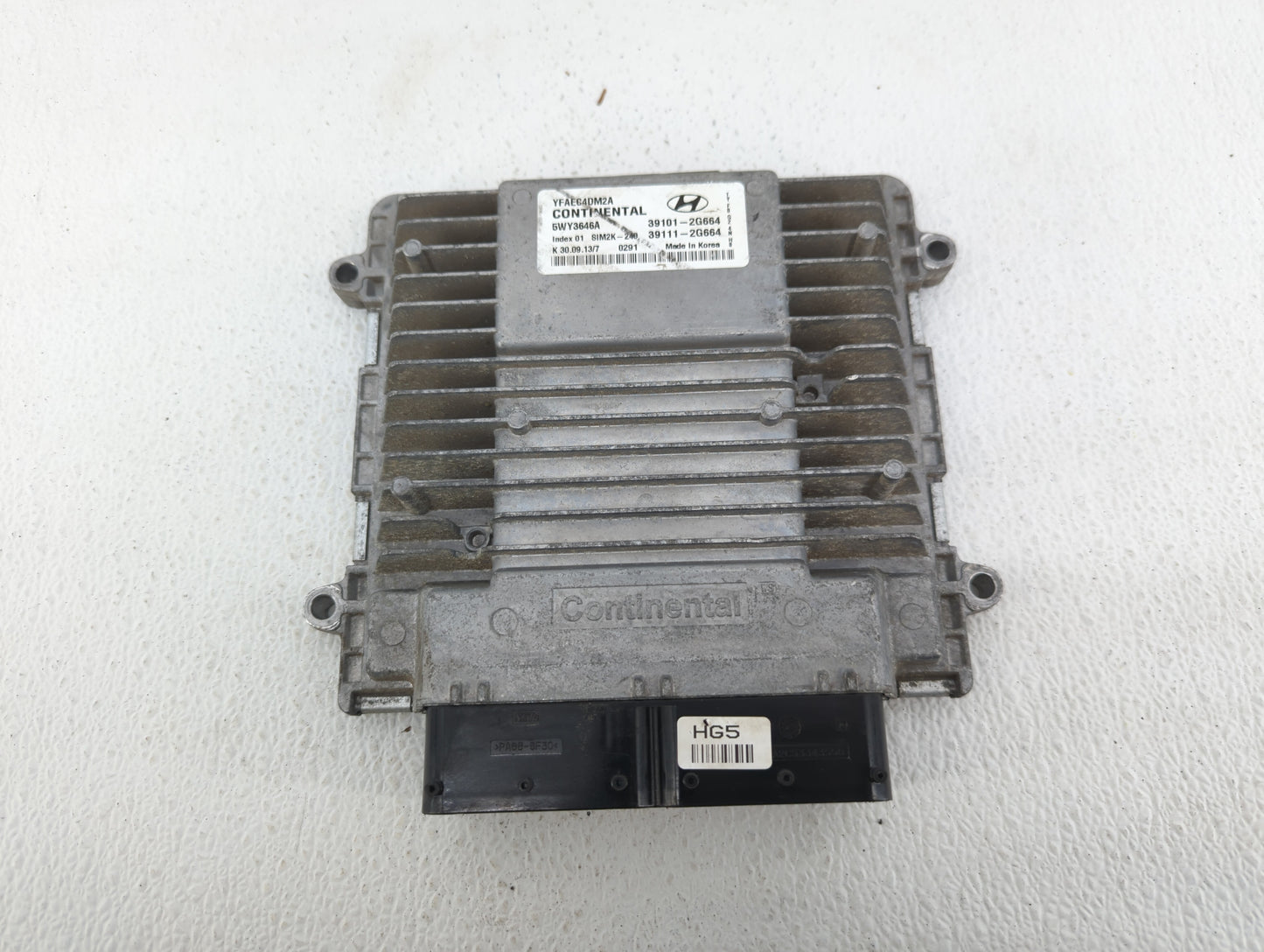 2014 Hyundai Sonata PCM Engine Control Computer ECU ECM PCU OEM P/N:39111-2G664 39101-2G664 Fits OEM Used Auto Parts - Oemus