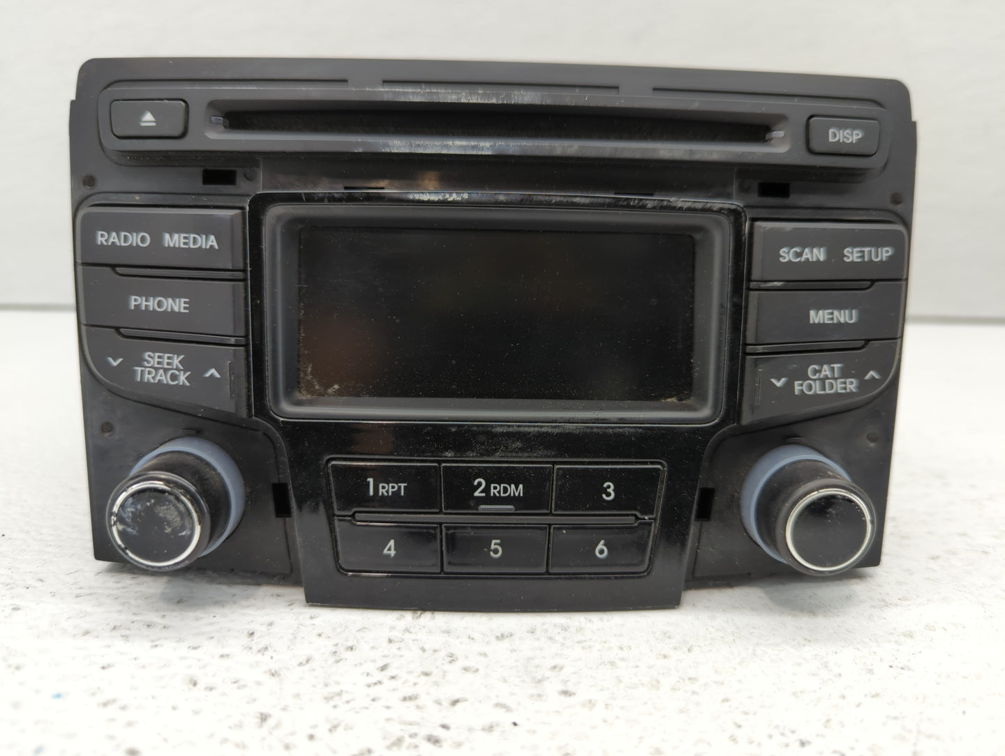 2012-2015 Hyundai Sonata Radio AM FM Cd Player Receiver Replacement P/N:96180-3Q8004X Fits Fits 2012 2013 2014 2015 OEM Used