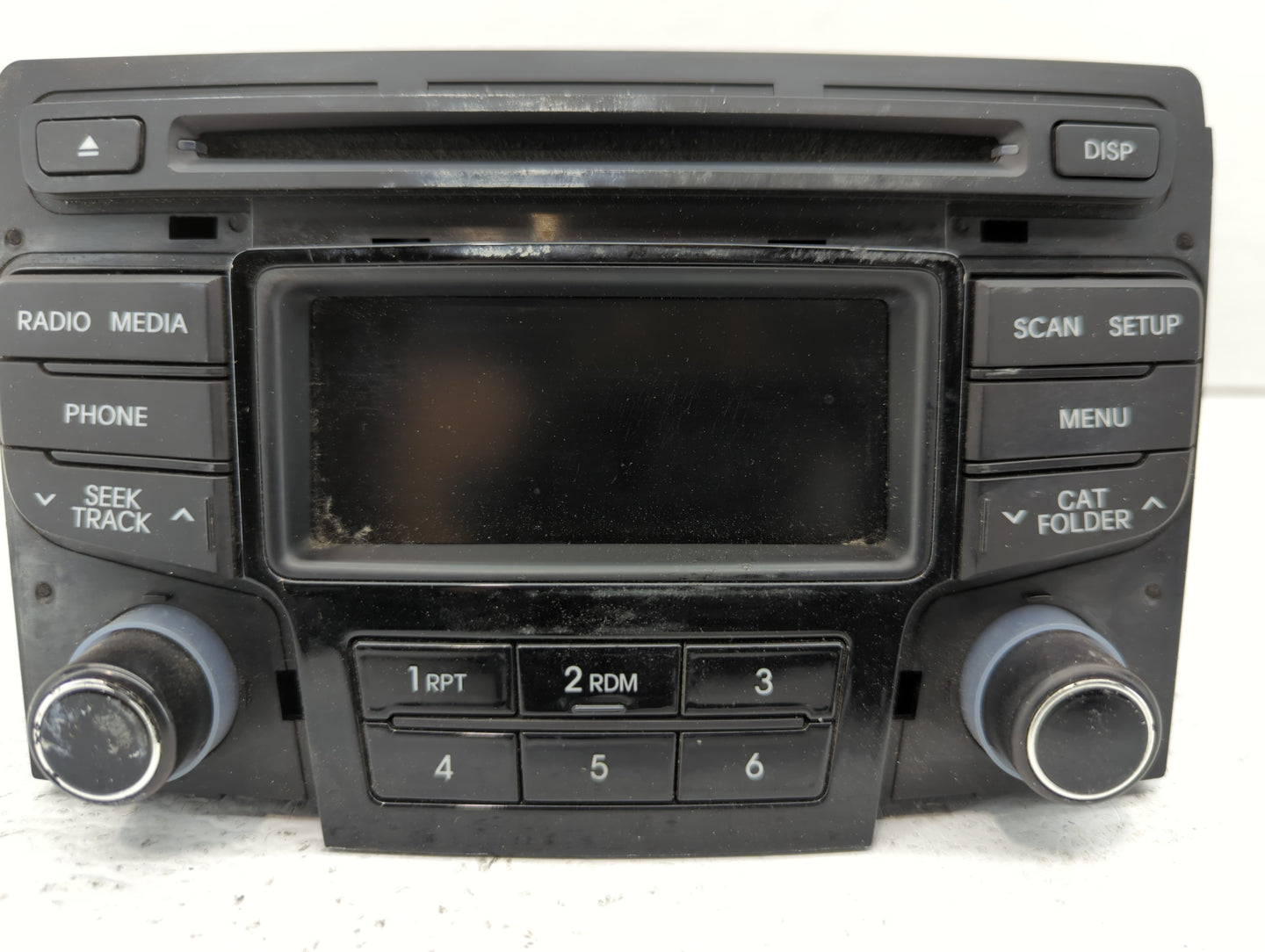 2012-2015 Hyundai Sonata Radio AM FM Cd Player Receiver Replacement P/N:96180-3Q8004X Fits Fits 2012 2013 2014 2015 OEM Used