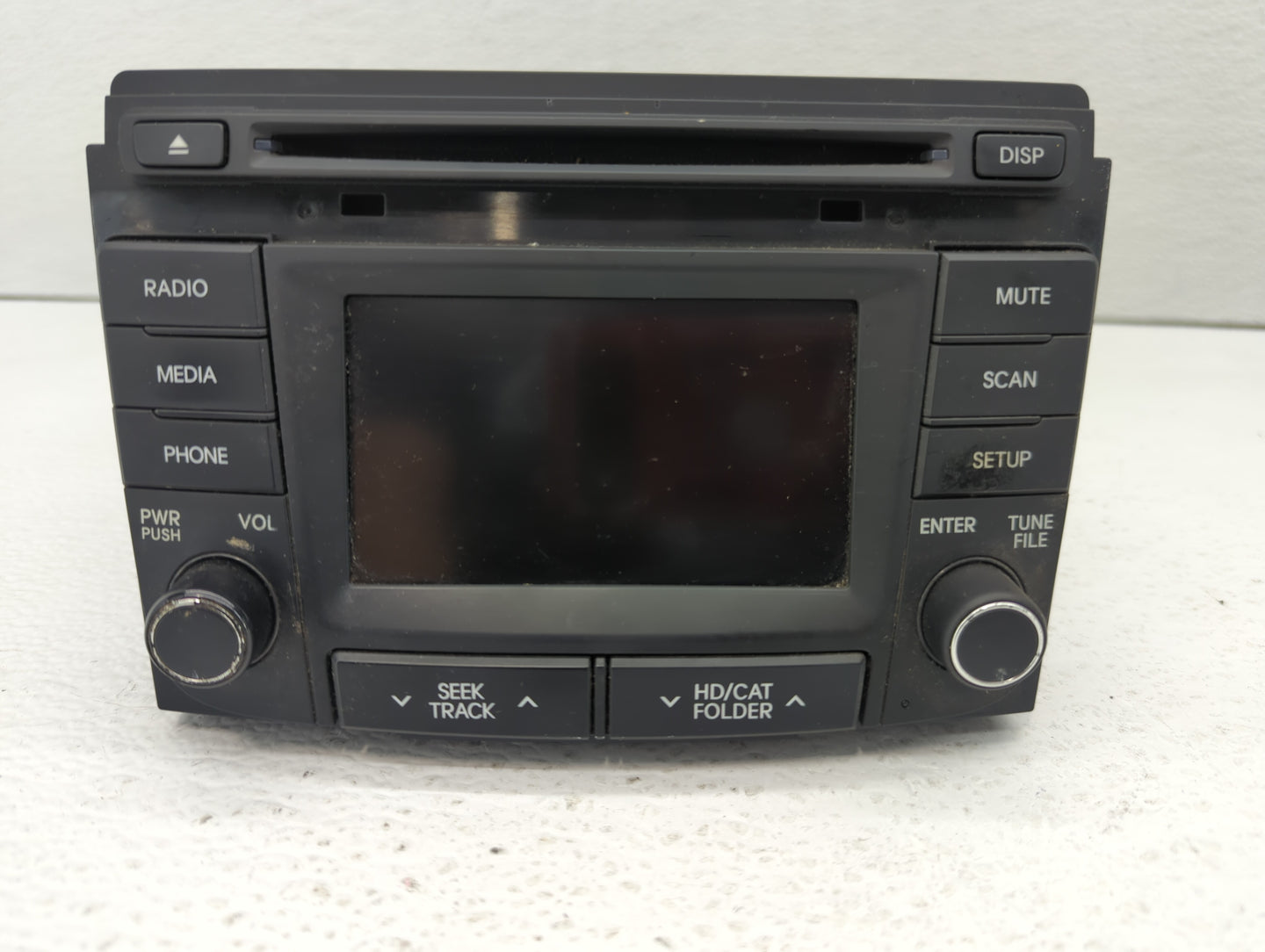 2014-2015 Hyundai Sonata Radio AM FM Cd Player Receiver Replacement P/N:96180-3Q8504X Fits Fits 2014 2015 OEM Used Auto Part