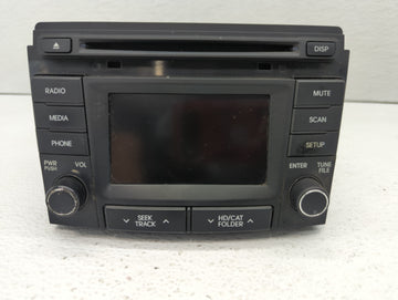 2014-2015 Hyundai Sonata Radio AM FM Cd Player Receiver Replacement P/N:96180-3Q8504X Fits Fits 2014 2015 OEM Used Auto Part