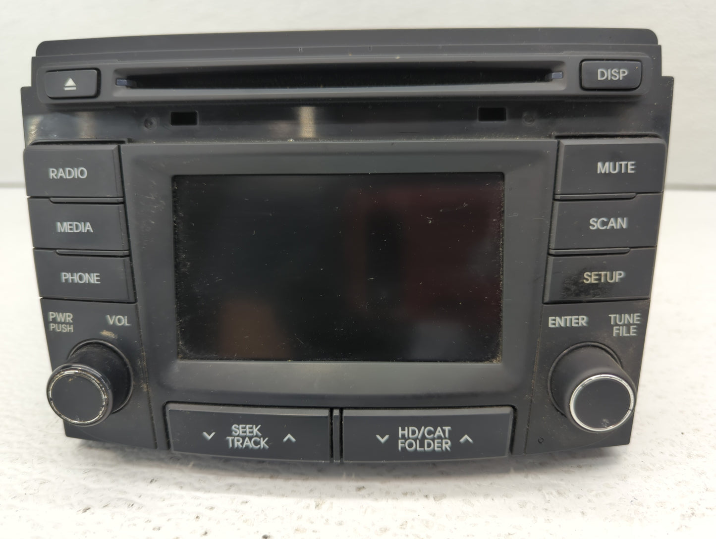 2014-2015 Hyundai Sonata Radio AM FM Cd Player Receiver Replacement P/N:96180-3Q8504X Fits Fits 2014 2015 OEM Used Auto Part