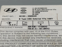 2014-2015 Hyundai Sonata Radio AM FM Cd Player Receiver Replacement P/N:96180-3Q8504X Fits Fits 2014 2015 OEM Used Auto Part