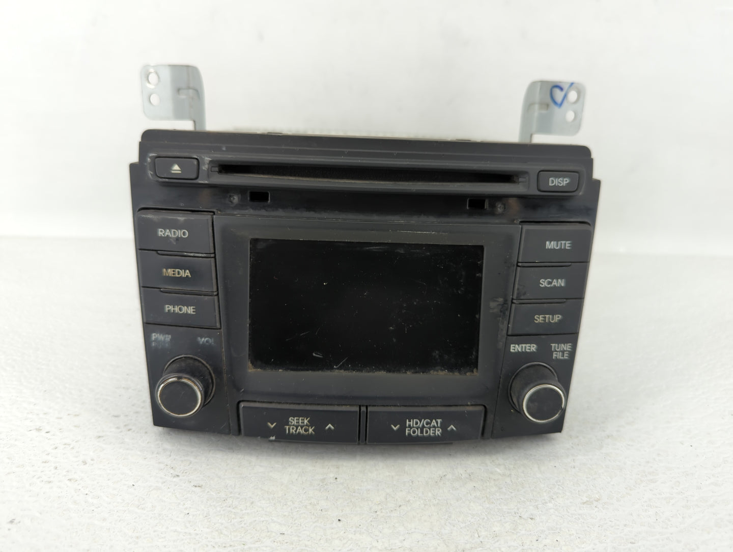 2012-2015 Hyundai Sonata Radio AM FM Cd Player Receiver Replacement P/N:96180-3Q8004X Fits Fits 2012 2013 2014 2015 OEM Used