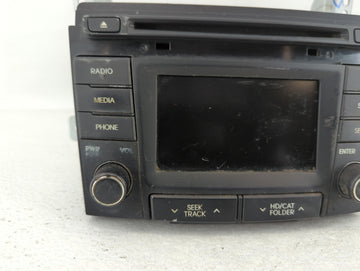 2012-2015 Hyundai Sonata Radio AM FM Cd Player Receiver Replacement P/N:96180-3Q8004X Fits Fits 2012 2013 2014 2015 OEM Used Auto Parts