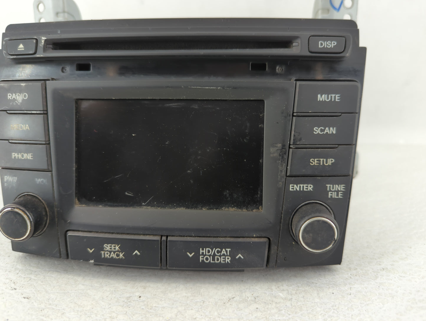 2012-2015 Hyundai Sonata Radio AM FM Cd Player Receiver Replacement P/N:96180-3Q8004X Fits Fits 2012 2013 2014 2015 OEM Used
