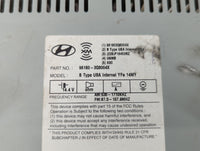 2012-2015 Hyundai Sonata Radio AM FM Cd Player Receiver Replacement P/N:96180-3Q8004X Fits Fits 2012 2013 2014 2015 OEM Used