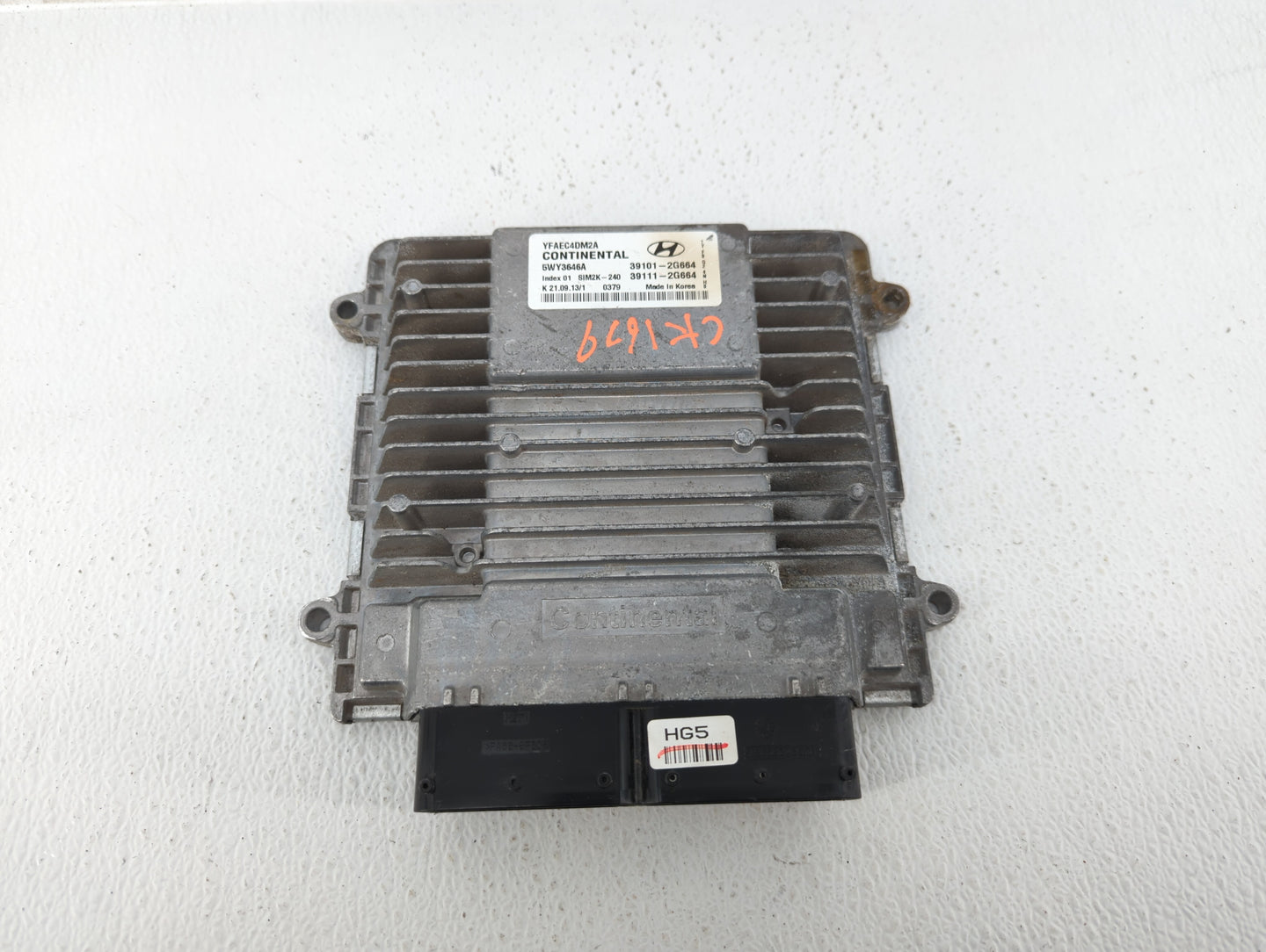 2011-2014 Hyundai Sonata PCM Engine Control Computer ECU ECM PCU OEM P/N:39111-2G664 39101-2G664 Fits Fits 2011 2012 2013 20