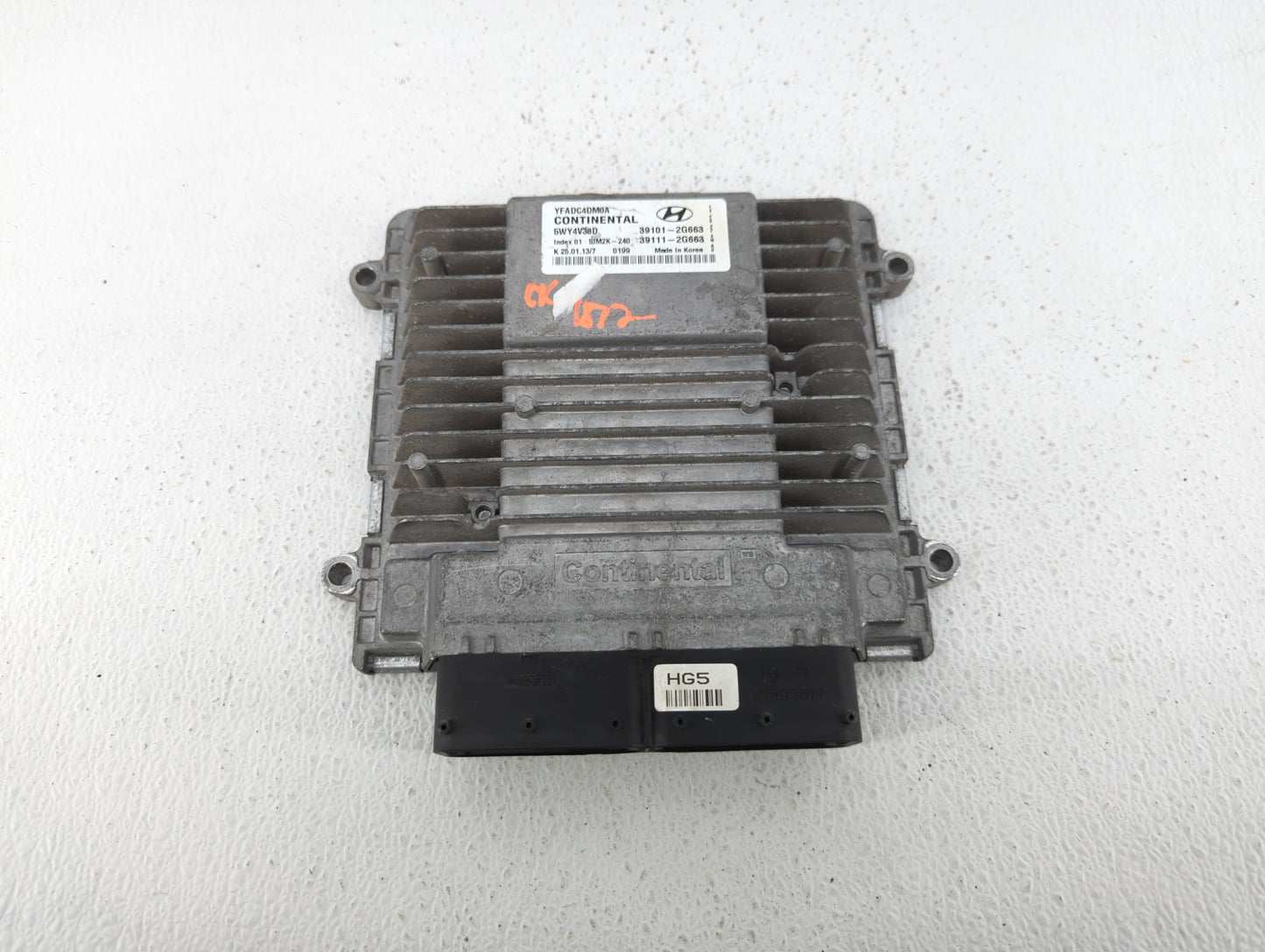 2011-2014 Hyundai Sonata PCM Engine Control Computer ECU ECM PCU OEM P/N:39111-2G663 39101-2G663 Fits Fits 2011 2012 2013 20
