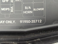 2011-2014 Hyundai Sonata Fusebox Fuse Box Panel Relay Module P/N:91950-3S712 Fits Fits 2011 2012 2013 2014 OEM Used Auto Par