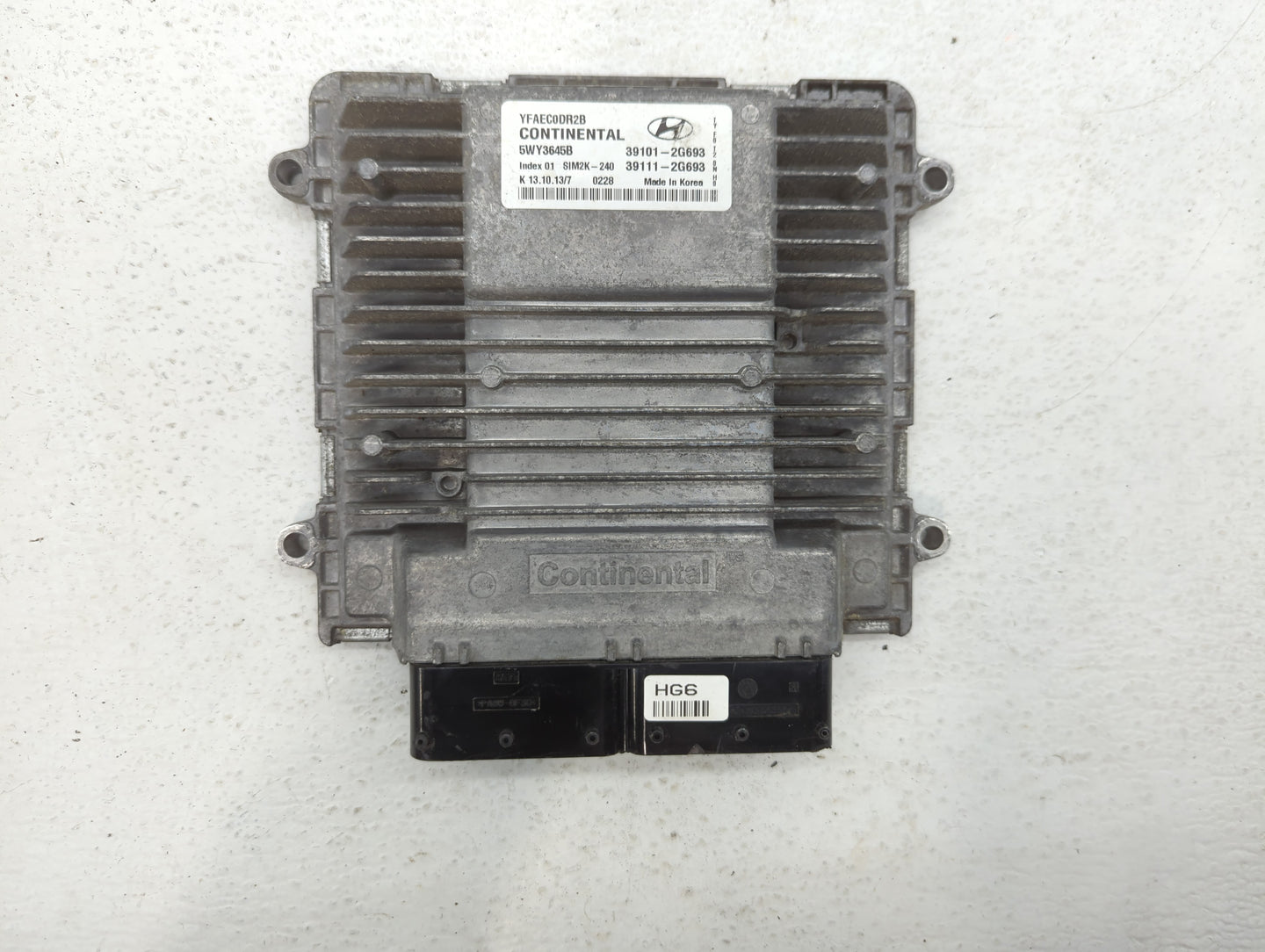 2011-2014 Hyundai Sonata PCM Engine Control Computer ECU ECM PCU OEM P/N:39101-2G693 39111-2G693 Fits Fits 2011 2012 2013 20
