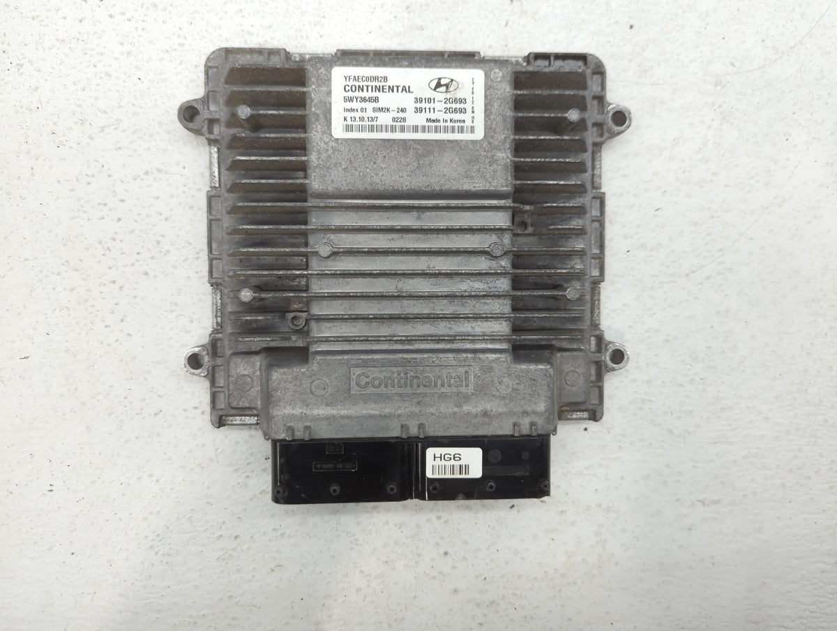 2011-2014 Hyundai Sonata PCM Engine Control Computer ECU ECM PCU OEM P/N:39101-2G693 39111-2G693 Fits 2011 2012 2013 2014 OE