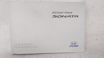 compare product 2014 Hyundai Sonata Owners Manual Book Guide OEM Used Auto Parts