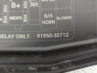 2011-2014 Hyundai Sonata Fusebox Fuse Box Panel Relay Module P/N:91950-3S712 VS912003Q072 Fits Fits 2011 2012 2013 2014 OEM 