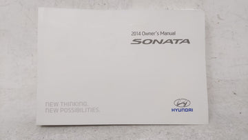 2014 Hyundai Sonata Owners Manual Book Guide OEM Used Auto Parts - Oemusedautoparts1.com