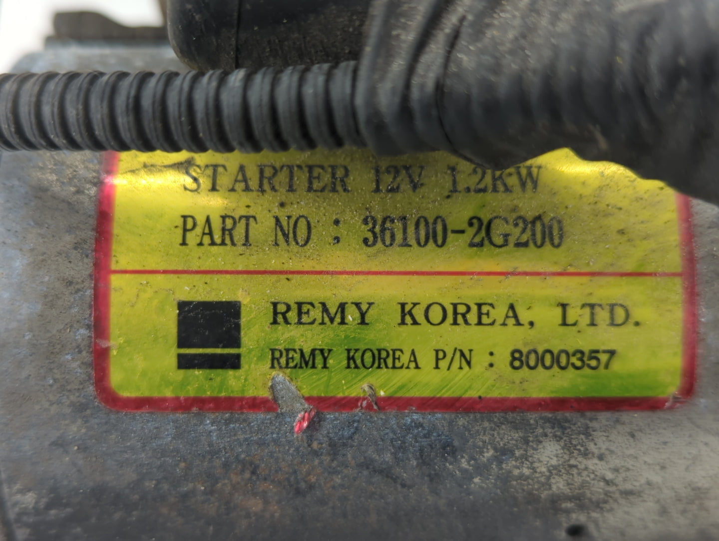 2008-2014 Hyundai Sonata Car Starter Motor Solenoid OEM P/N:36100-2G200 36100-2G400 Fits Fits 2008 2009 2010 2011 2012 2013 