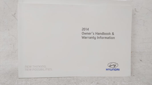 2014 Hyundai Sonata Owners Manual Book Guide OEM Used Auto Parts
