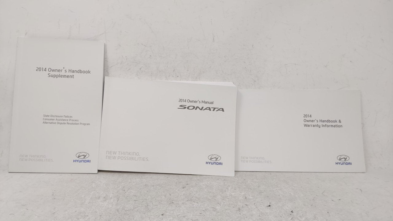 2014 Hyundai Sonata Owners Manual Book Guide OEM Used Auto Parts - Oemusedautoparts1.com