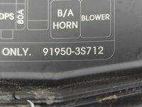2011-2014 Hyundai Sonata Fusebox Fuse Box Panel Relay Module P/N:91950-3S712 91200-3Q103 Fits Fits 2011 2012 2013 2014 OEM U