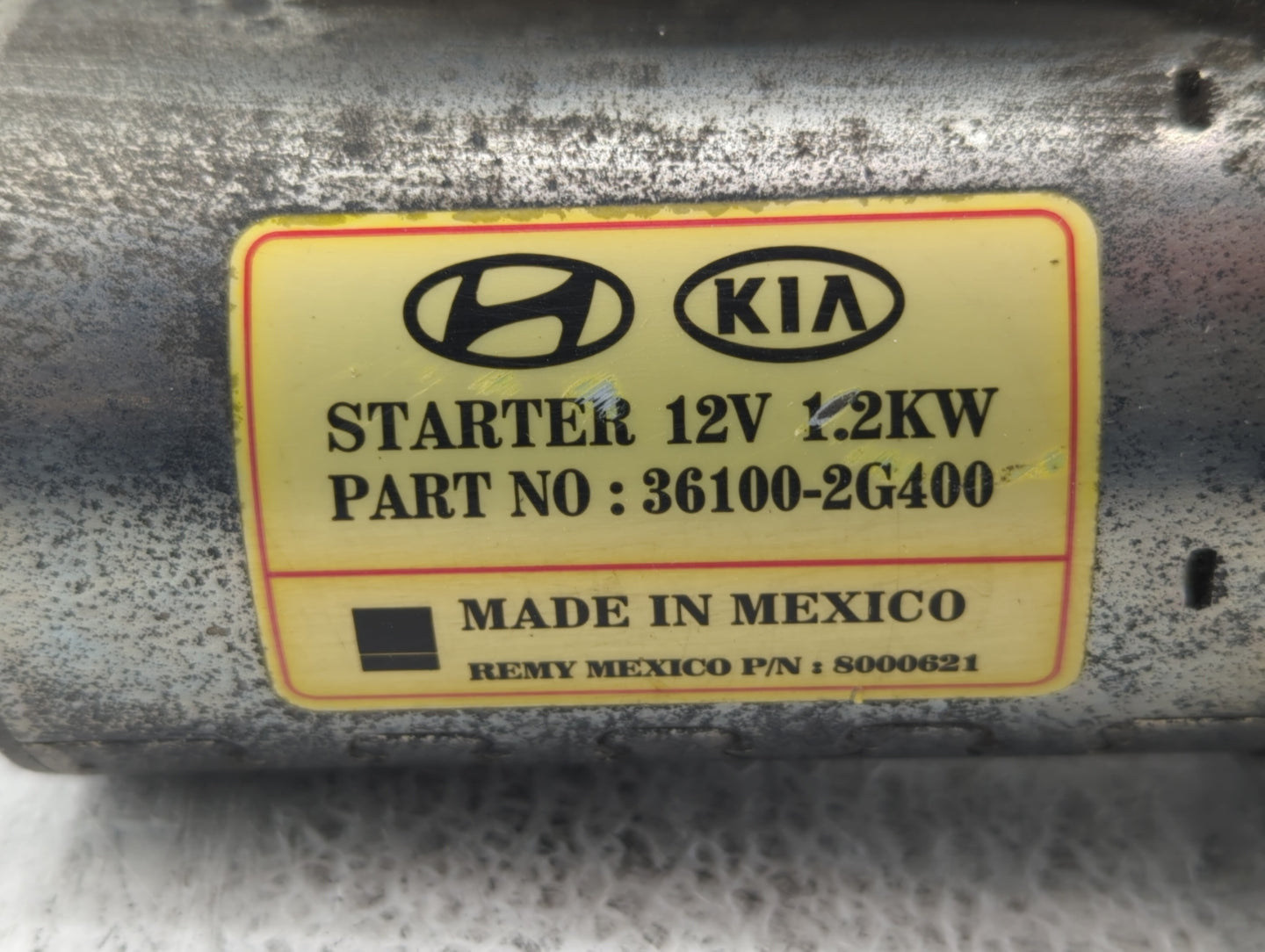 2008-2014 Hyundai Sonata Car Starter Motor Solenoid OEM P/N:36100-2G400 Fits Fits 2008 2009 2010 2011 2012 2013 2014 OEM Use