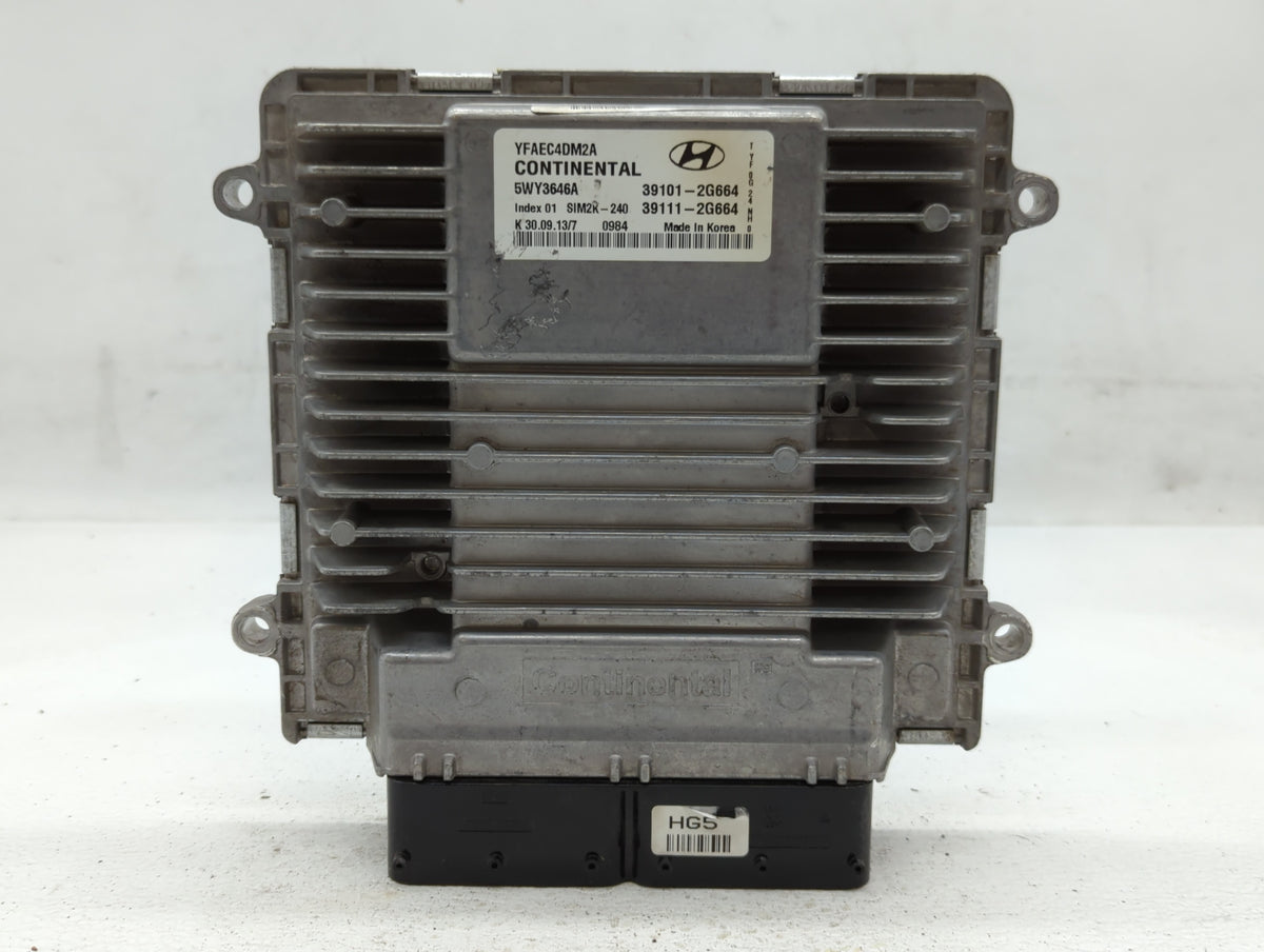 2011-2014 Hyundai Sonata PCM Engine Control Computer ECU ECM PCU OEM P/N:39111-2G664 39101-2G664 Fits 2011 2012 2013 2014 OE