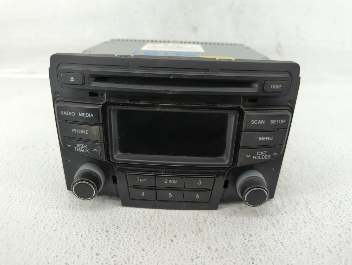 2013-2014 Hyundai Sonata Am Fm Cd Player Radio Receiver 554351 - Oemusedautoparts1.com
