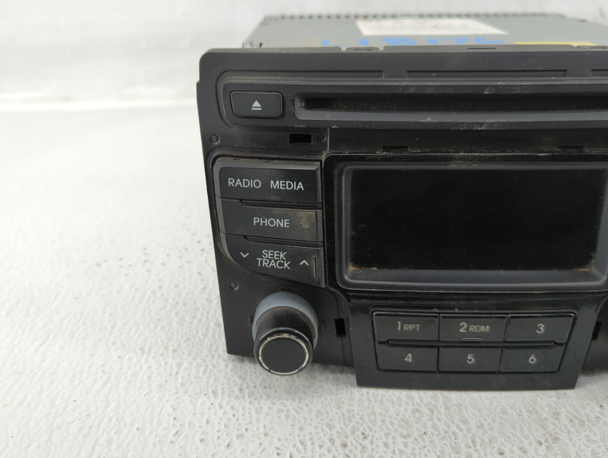 2013-2014 Hyundai Sonata Am Fm Cd Player Radio Receiver 554351 - Oemusedautoparts1.com